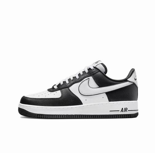 Cheap Nike Air Force 1 Shoes Men and Women Black White-36
